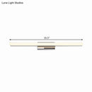 Modern minimalist silver led vanity lamp bathroom wall sconce