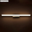 Modern minimalist silver led vanity lamp bathroom wall sconce
