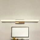 Modern minimalist silver led vanity lamp bathroom wall sconce