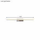 Modern minimalist silver led vanity lamp bathroom wall sconce
