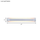 DecorBites™ Modern Black/Gray/White LED Linear Wall Sconce for Living Room Décor
