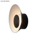 Modern minimalist white & black led wall lamp living room sconce
