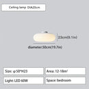 Modern minimalist white ceiling pendant lamp for kitchen bedroom