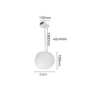 Modern minimalist white cobblestone glass led pendant light stairway
