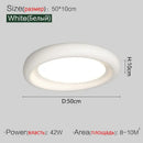 Modern minimalist white cream led ceiling lamp for bedroom