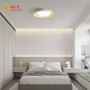 Modern minimalist white cream wind ceiling light for living room