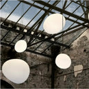 Modern minimalist white glass ball led pendant lights living room