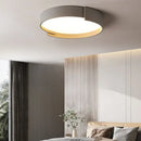 Modern minimalist white & gray led ceiling lamp for bedrooms