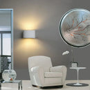 Modern minimalist white gypsum led wall lamp for bedroom lighting