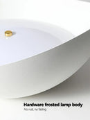 Modern minimalist white ingot ceiling lamp for bedroom lighting