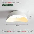 Modern minimalist white ingot ceiling lamp for bedroom lighting