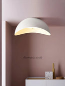 Modern minimalist white ingot ceiling lamp for bedroom lighting