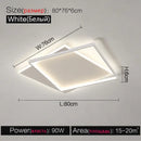 Modern minimalist white led ceiling lamp – bedroom ambient light