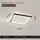 Modern minimalist white led ceiling lamp – bedroom ambient light