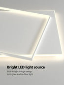 Modern minimalist white led ceiling lamp – bedroom ambient light