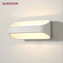 Modern minimalist white led wall lamps for bedroom corridor lighting