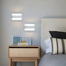 Modern minimalist white led wall lamps for bedroom corridor lighting