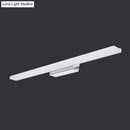 DecorBites™ Modernity LED Vanity Lighting - Linear Metallic White Wall Mounted Lamp in Warm/White Light