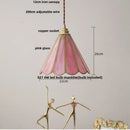 Modern moon ceramic led pendant lamp for dining room
