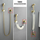 Modern multi finish decorbites brass triangle valve bathroom faucet