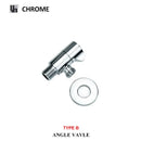 Modern multi finish decorbites brass triangle valve bathroom faucet