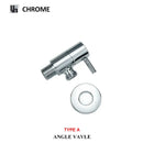Modern multi finish decorbites brass triangle valve bathroom faucet
