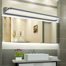 Modern nickel finish led vanity sconce – bathroom wall light