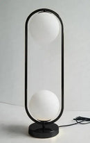 Modern nordic golden body glass led desk lamp bedroom art deco light