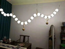 Modern nordic led pendant lamp gold and white dining room chandelier