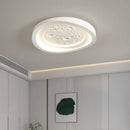 Modern nordic moon surface white led ceiling lamps bedroom light