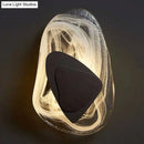 Modern nordic sconce black & glass bedroom light fixture