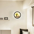 Modern nordic wall light with shelf – bedroom led bulb included