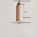 Modern off white cave stone led pendant light dining room
