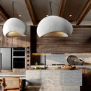 Modern off white ceramic pendant light dining room led chandelier