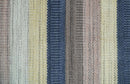 Modern Stripes Design 8x10 Hand Made Multicolor Blended Wool Area Rug