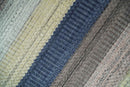 Modern Stripes Design 8x10 Hand Made Multicolor Blended Wool Area Rug