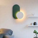 Modern orange & white decorbites led wall lights for living room