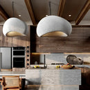 Modern organic off-white cloud pendant lamp dining room chandelier