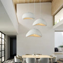 Modern organic off-white cloud pendant lamp dining room chandelier