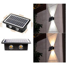 Modern Outdoor Solar Wall Lights with Waterproof Design