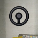 Modern oval black & white led mirror bedroom wall light 110v-120v