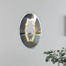 Chrome Crystal Warm White Wall Sconce