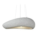 Modern oval gray and gold pendant lights dining room decorbites loft