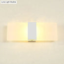 Modern oval rectangular convex led wall sconce bedroom light
