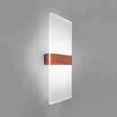 Modern oval rectangular convex led wall sconce bedroom light