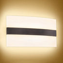 Modern oval rectangular convex led wall sconce bedroom light