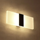 Modern oval rectangular convex led wall sconce bedroom light