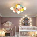 Modern pastel balloon ceiling light fixture for kids bedroom