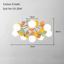 Modern pastel balloon ceiling light fixture for kids bedroom