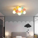 Modern pastel balloon ceiling light fixture for kids bedroom